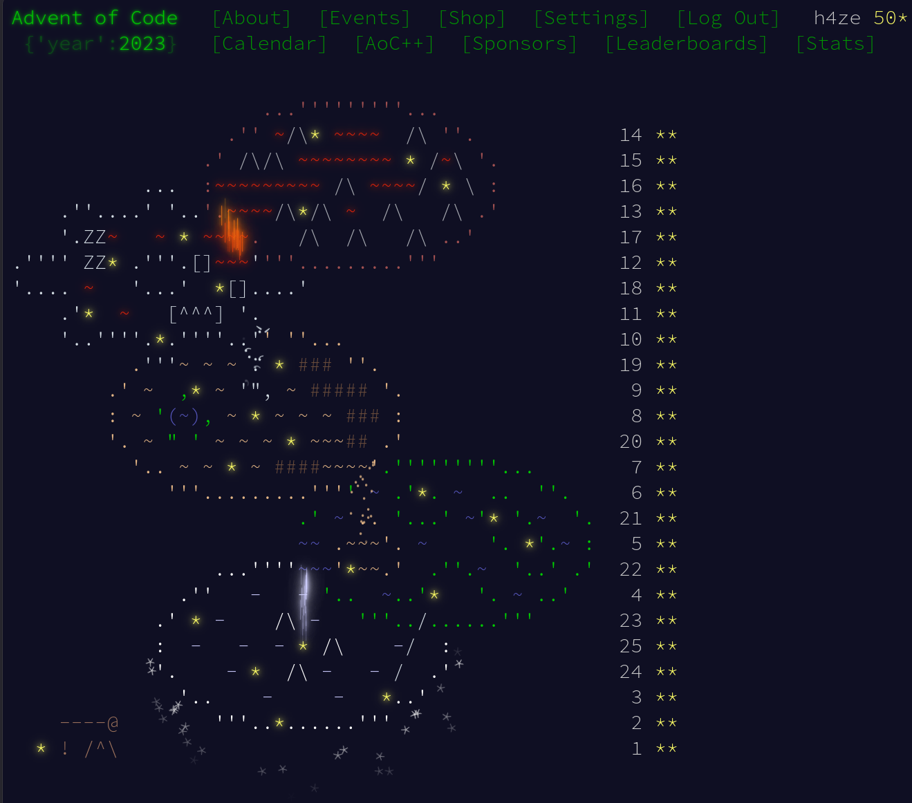 Advent of Code 2023 (All Stars)
