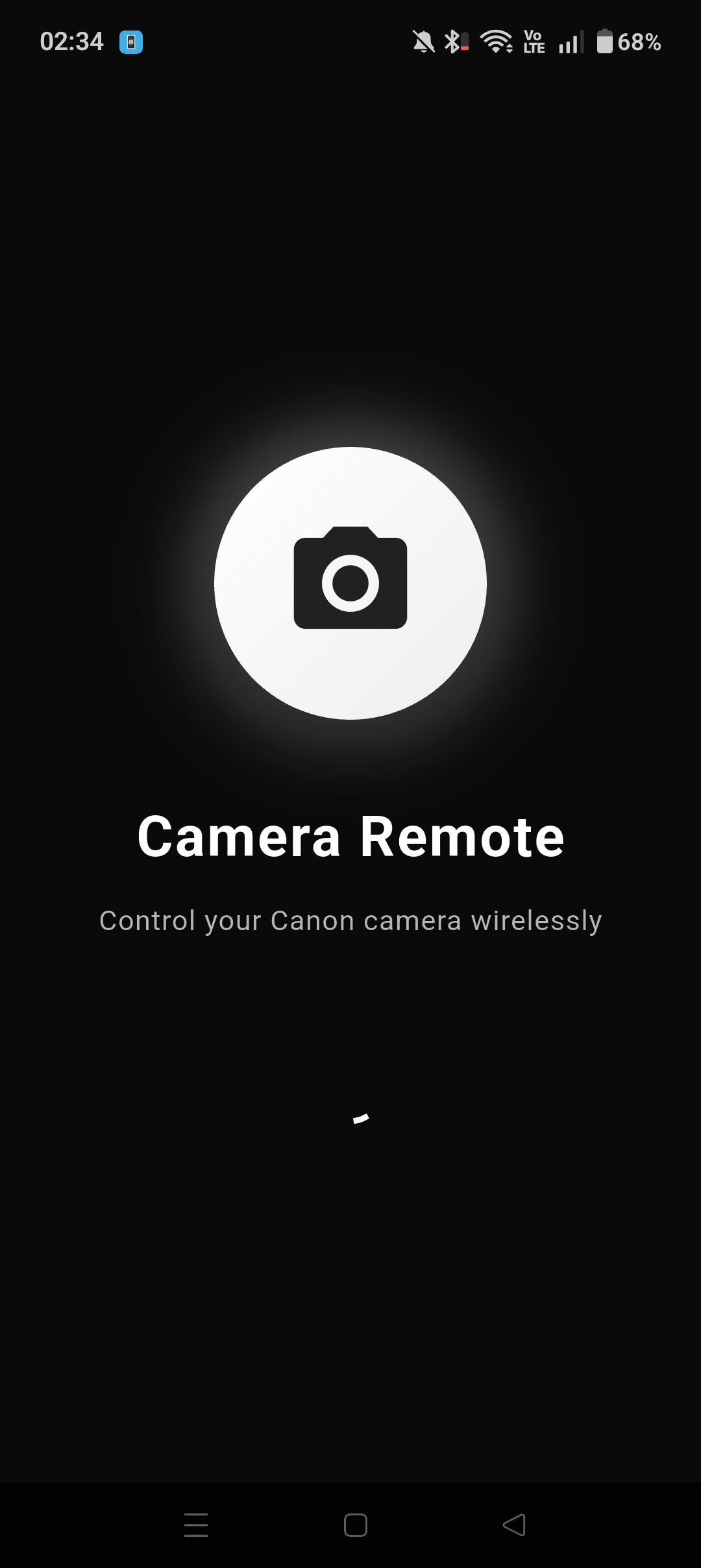 Phone app — scanning for cameras