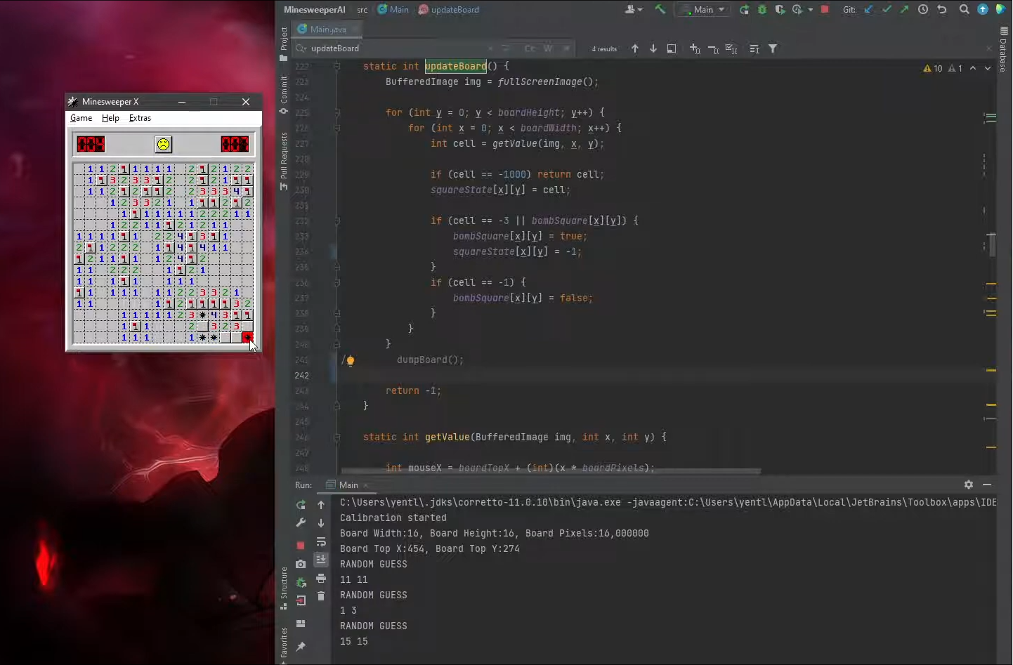 Minesweeper solver