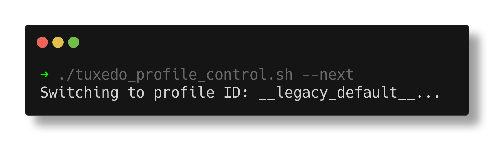 tuxedo_profile_control.sh --next cycling to the next profile